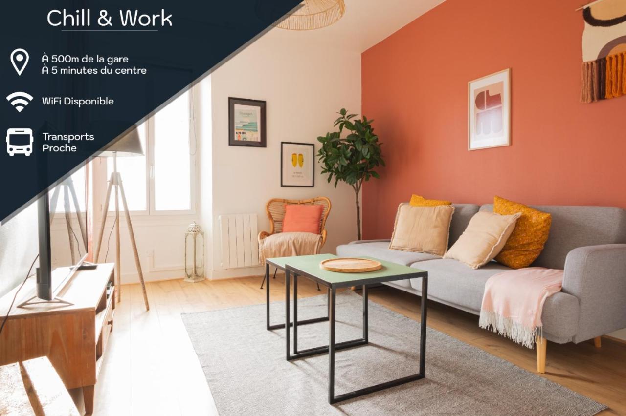 Апартаменты Chill And Work / Gare Tgv / Beau T2 Renove Ренн Экстерьер фото